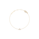 Crystal Zodiac Chain Bracelet Gold