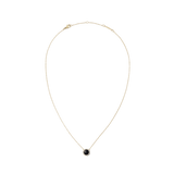 Audrey Necklace Black Agathe Gold