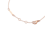 Crystal Zodiac Chain Bracelet Rose Gold