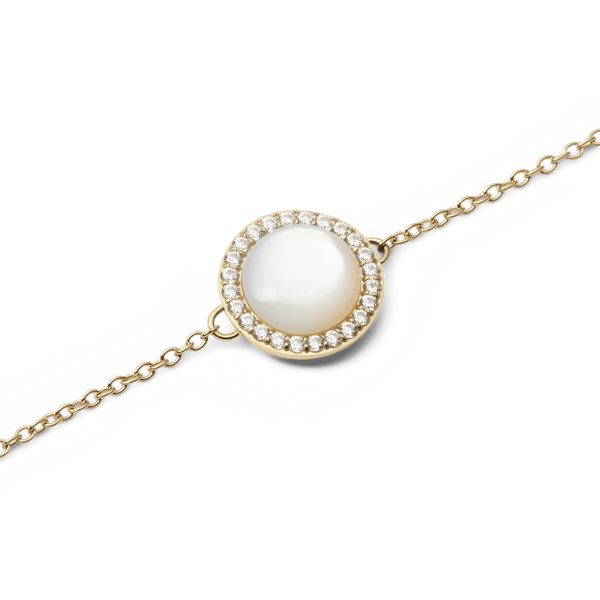 Audrey Bracelet Mother of Pearl Gold