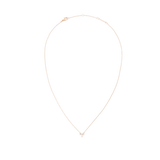 Crystal Zodiac Chain Necklace Rose Gold