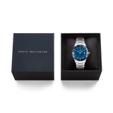 Iconic Paradigma Link Blue Enamel Silver