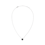 Audrey Necklace Black Agathe Silver