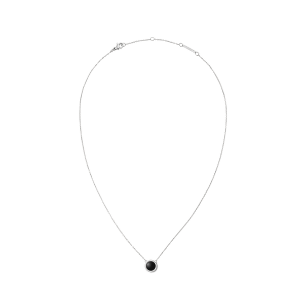 Audrey Necklace Black Agathe Silver