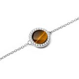 Audrey Bracelet Tiger Eye Silver