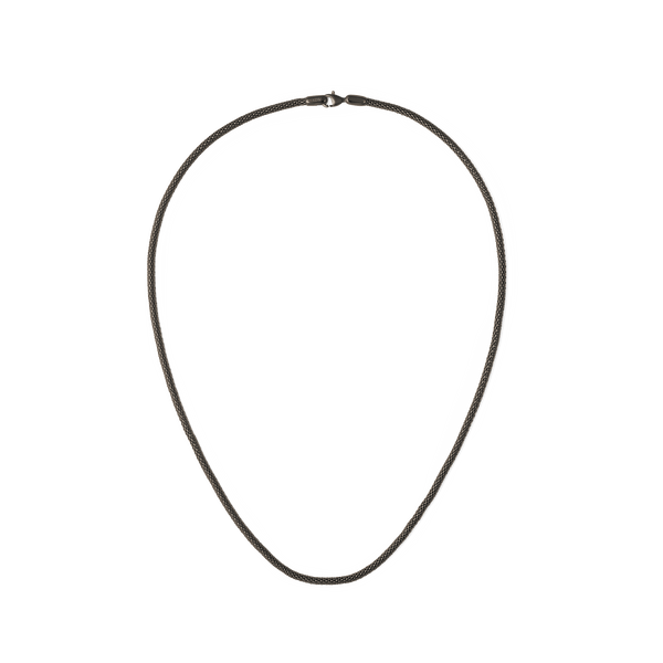 Tide Mesh Necklace Graphite 2.8
