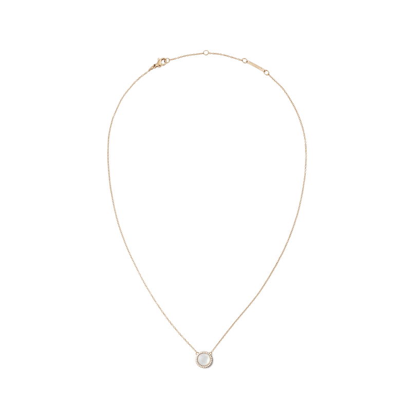 Audrey Necklace Mother of Pearl Rose Gold