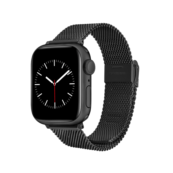 Smartwatch Sandblasted Mesh Strap Black