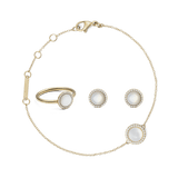 Audrey Mother Of Pearl Gold Set