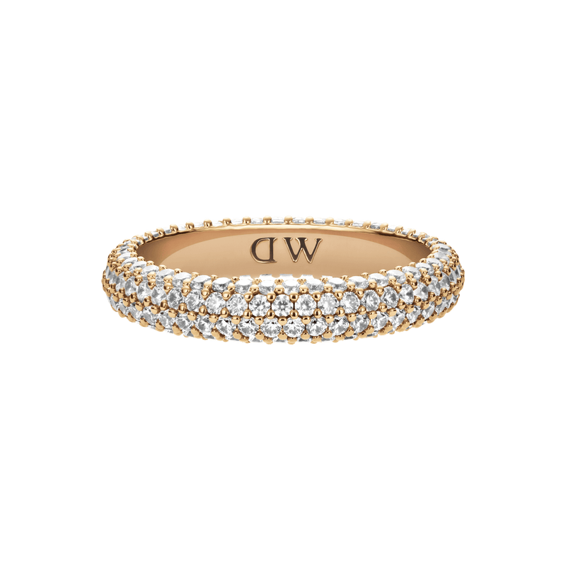 Pavé Crystal Ring Gold
