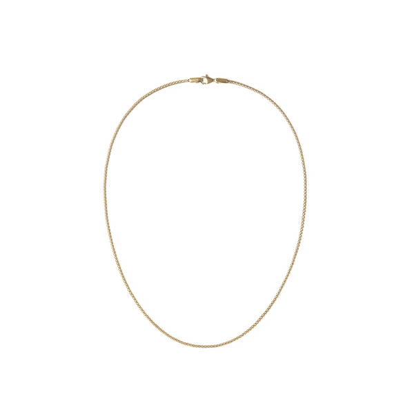 Tide Mesh Necklace Gold 1.8