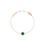 Audrey Bracelet Malachite Rose Gold