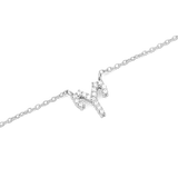 Crystal Zodiac Chain Necklace Silver