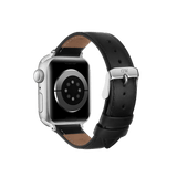 Smartwatch Leather Strap Silver