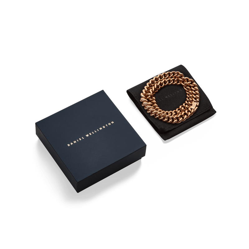 Chunky Chain Necklace Rose Gold