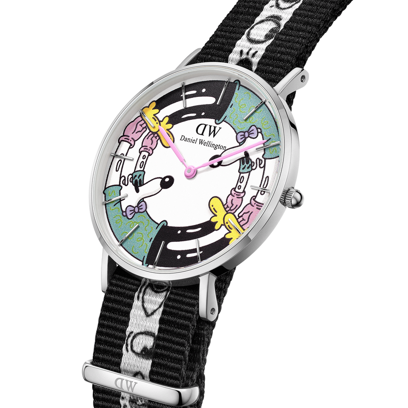 Steven Harrington x DW: NATO Multicolor Printed Dial Silver
