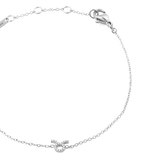 Crystal Zodiac Chain Bracelet Silver
