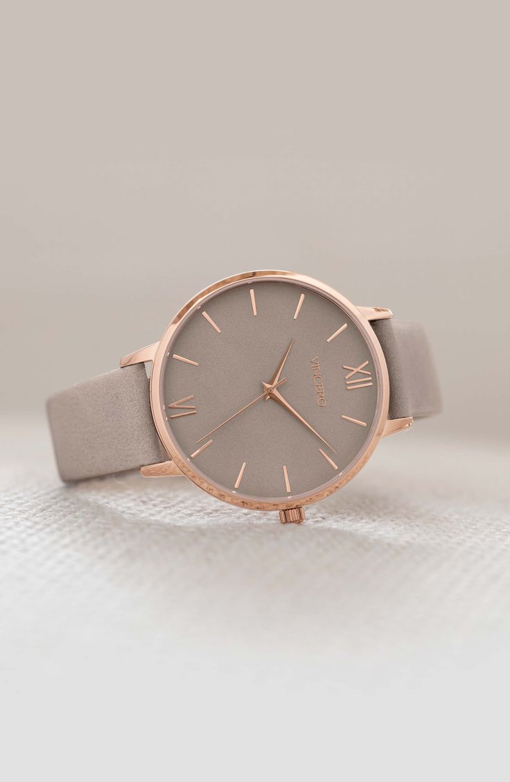 Vincero Eros Leather Strap Watch