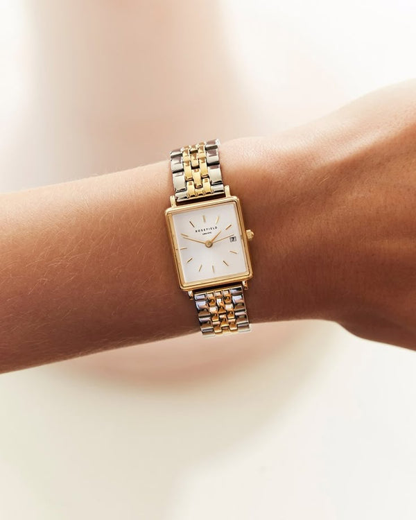 Boxy XS Silver Sunray Silver Gold Duo