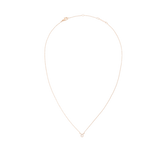 Crystal Zodiac Chain Necklace Rose Gold
