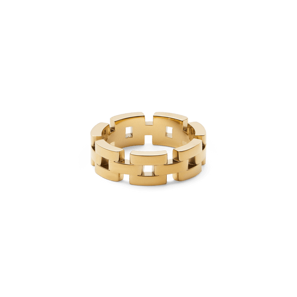 3-Link Ring Gold