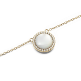 Audrey Necklace Mother of Pearl Gold