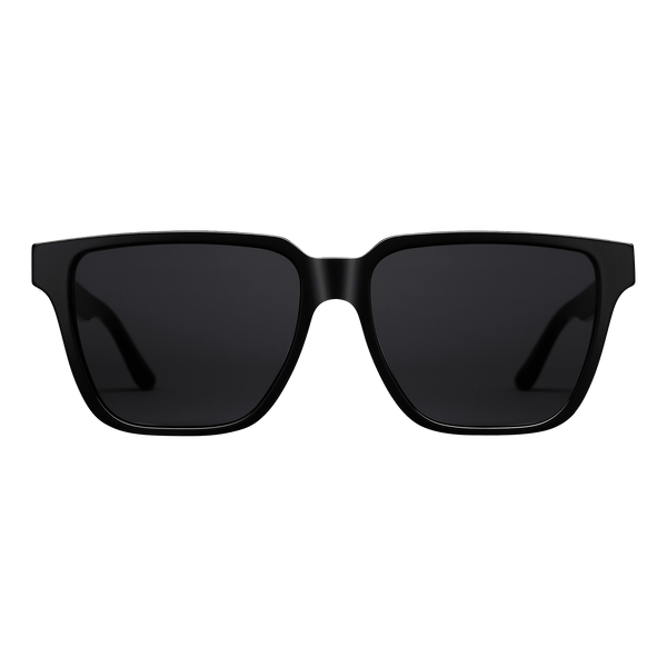 Rectangular Bio-Acetate Black