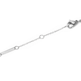 Audrey Necklace Jade Silver