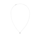 Crystal Zodiac Chain Necklace Silver