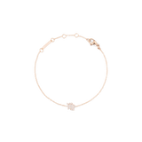 Crystal Zodiac Chain Bracelet Rose Gold