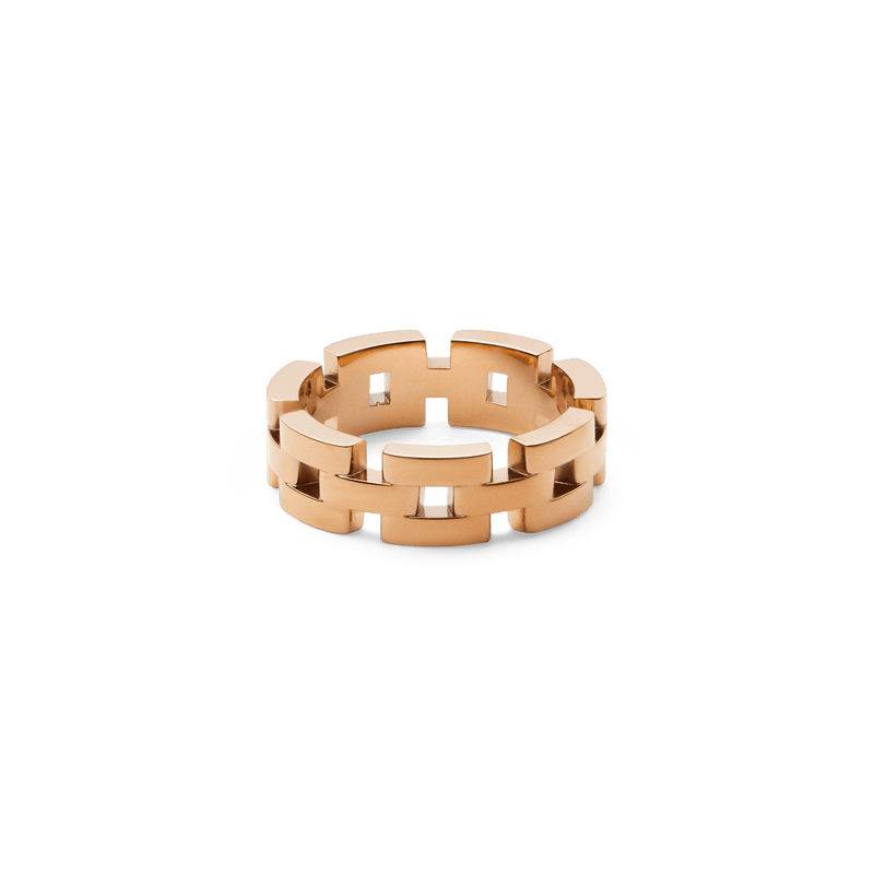 3-Link Ring Rose Gold