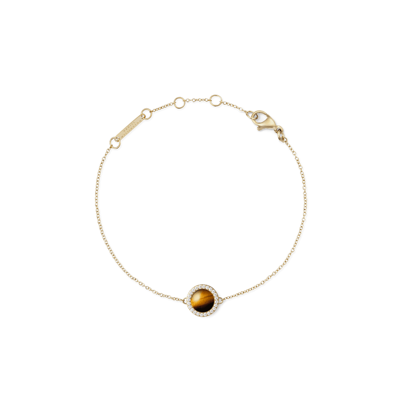 Audrey Bracelet Tiger Eye Gold