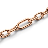 Crystal Link Bracelet Rose Gold