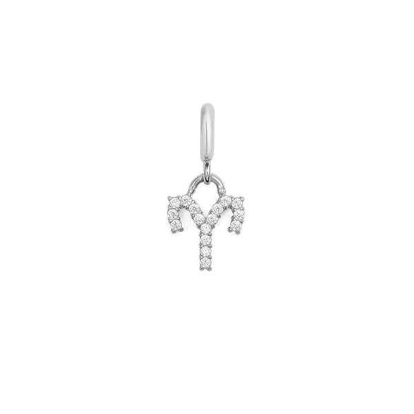 Zodiac Watch Charm Silver