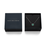 Audrey Necklace Malachite Silver