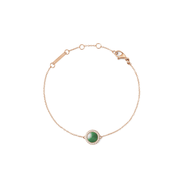 Audrey Bracelet Jade Rose Gold