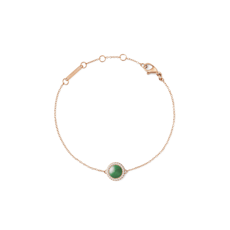 Audrey Bracelet Jade Rose Gold