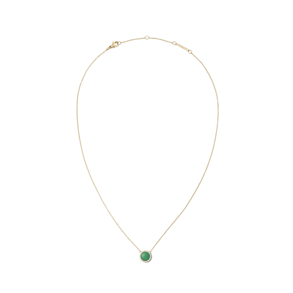 Audrey Necklace Jade Gold