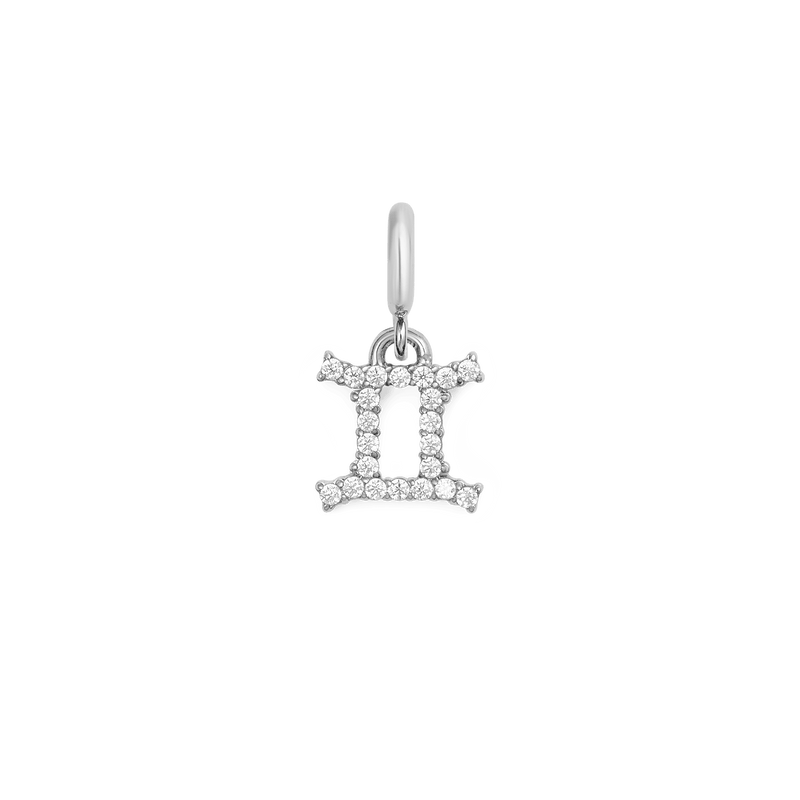 Zodiac Watch Charm Silver