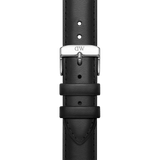 Smartwatch Leather Strap Silver