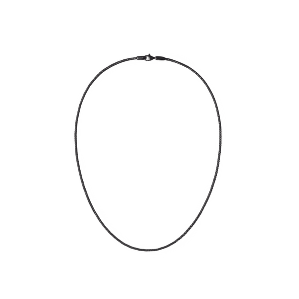 Tide Mesh Necklace Black 1.8