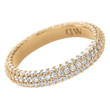 Pavé Crystal Ring Gold