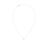 Crystal Zodiac Chain Necklace Silver