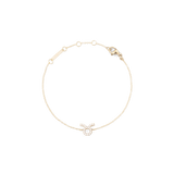 Crystal Zodiac Chain Bracelet Gold