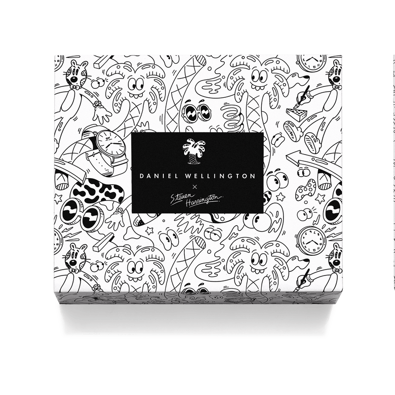 Steven Harrington x DW - Combo Box - B&W Flat & Strap Multi
