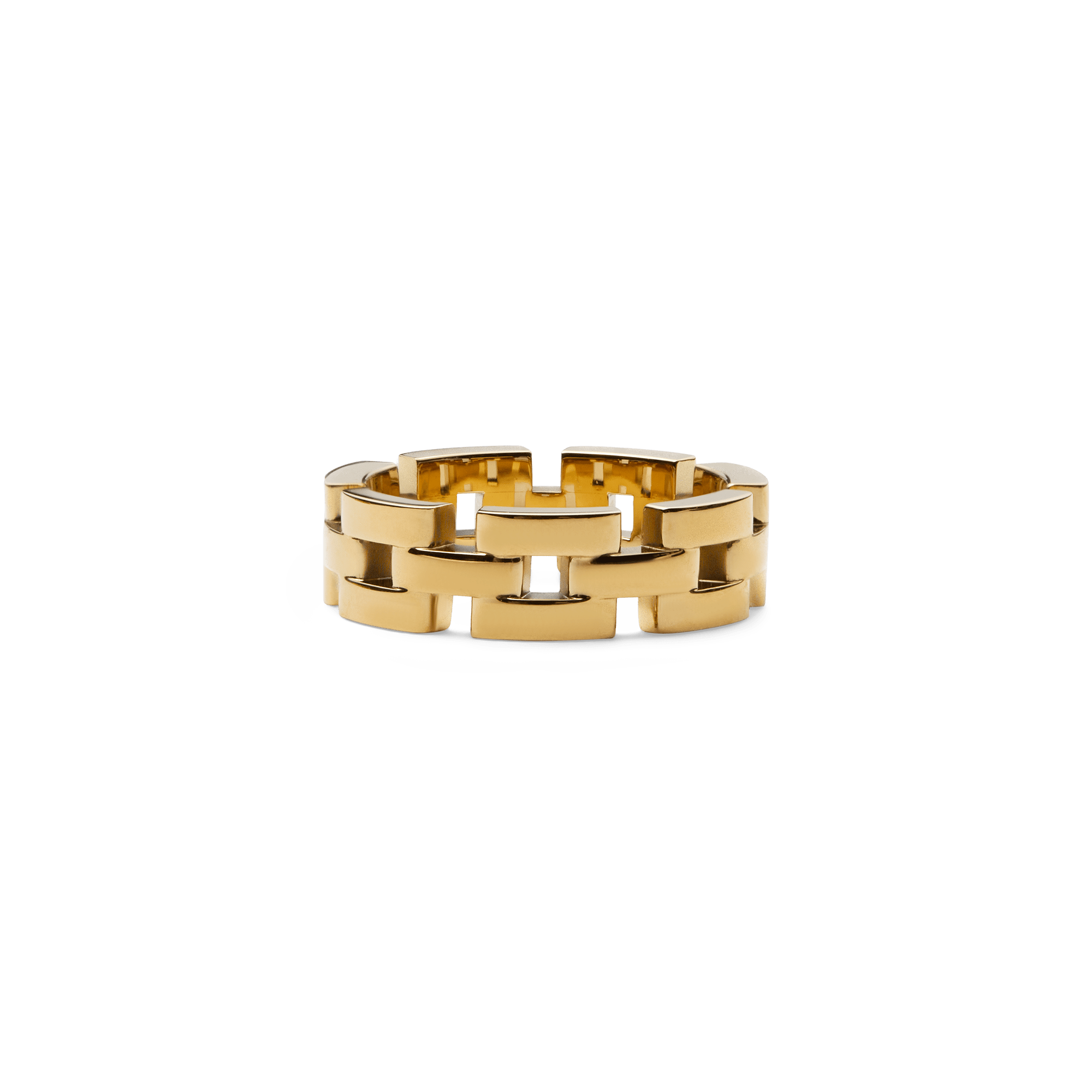 3-Link Ring Gold
