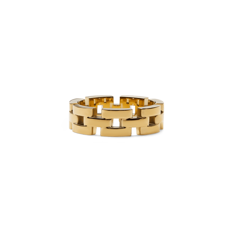 3-Link Ring Gold