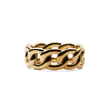 Chunky Chain Ring Gold