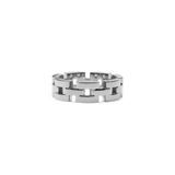 3-Link Ring Silver