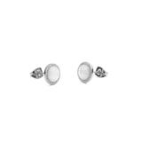 Audrey Earrings Mother of Pearl Silver